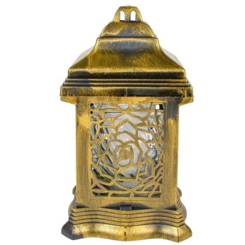 Katedrális üvegmécses arany 40gr 24cm