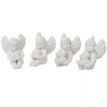Angyal szett  fehér M3,5cm 4db-os