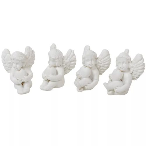 Angyal szett  fehér M3,5cm 4db-os