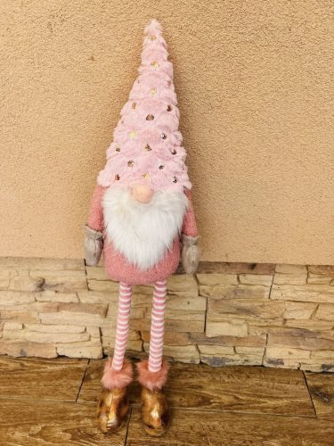 Manó teleszkópos lábbal rózsaszín