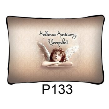 Párna 37 cm x 27 cm - Angyal – Karácsonyi ajándékok