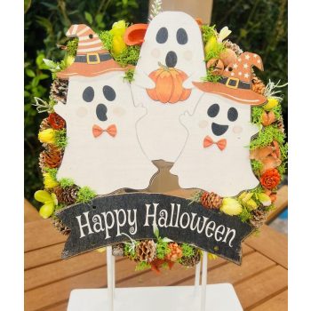 Happy Halloween ajtódísz őszi