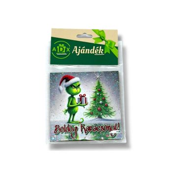 Hűtőmágnes Grincs  karácsonyi Leírás: 8,3*8,3cm