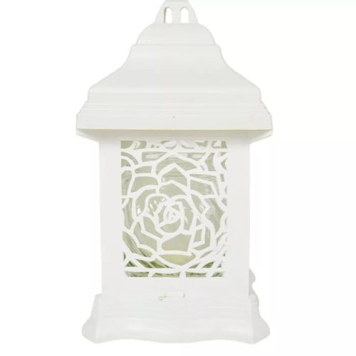 Katedrális üvegmécses fehér 40gr 24cm