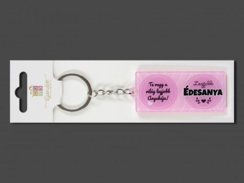  Kulcstartó Legjobb Édesanya 7,5cm