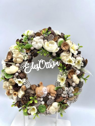 Bambis ajtódísz natur 24 cm