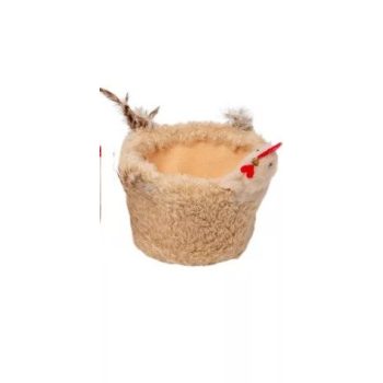 Tyúk kosár plüss M14cm D14cm