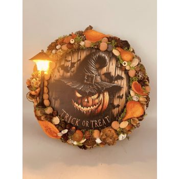 Halloween ajtódísz őszi