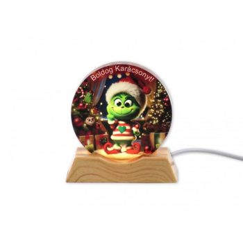 Karácsonyi világító dísz GRINCH USB kábellel 9cm