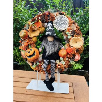 Halloween ajtódísz őszi