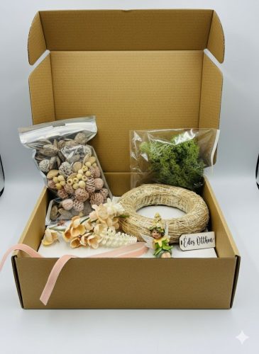 DIY alkotói csomag – Csináld magad ajtódísz pasztell színekkel