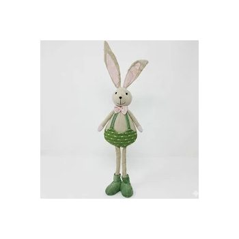  Húsvéti álló nyuszi figura – fiú nyúl zöld ruhában (66 cm)
