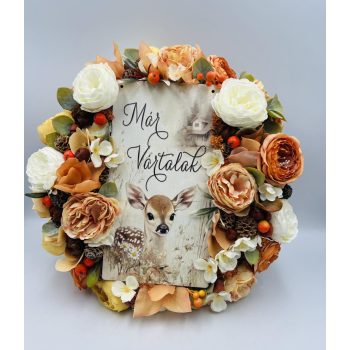 Nagyméretű őzikés ajtódísz 36 cm Nagyméretű őzikés ajtódísz 36 cm