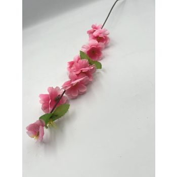 Barackvirág virágzó ág 55 cm pink