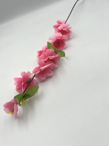 Barackvirág virágzó ág 55 cm pink