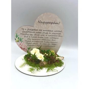 Nagypapa kegyeleti /temetői sírdísz