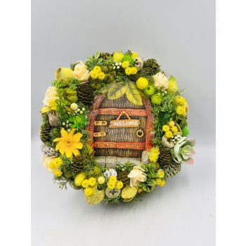  ajtódísz „Welcome” felirattal – 24 cm