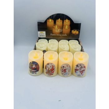 LED mécses karácsonyi montívummal-az ár 1 db vonatkozik!