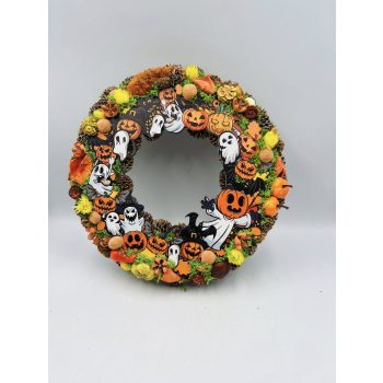 Halloween ajtódísz őszi