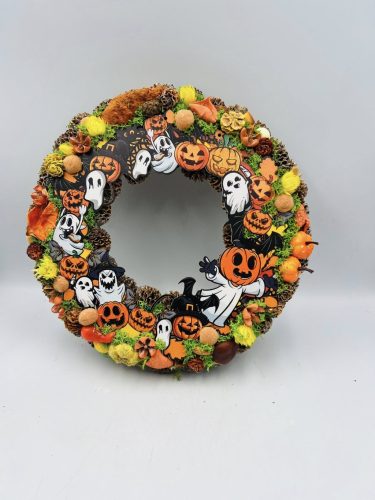 Halloween ajtódísz őszi