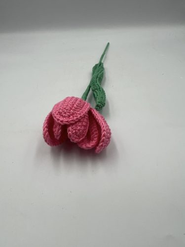 Horgolt kézműves tulipán 