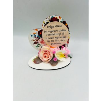 Drága nagymama-anyáknapi dísz