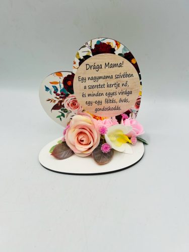 Drága nagymama-anyáknapi dísz