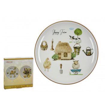 Kistányér Happy farm 21cm