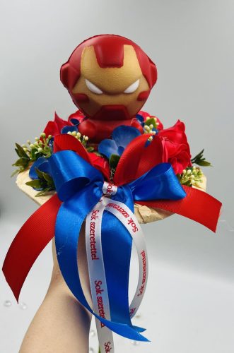 Vasember ballagási csokor