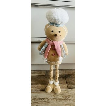 Mézeskalács figura fiú, teleszkópos lábbal 25x12x65 cm 