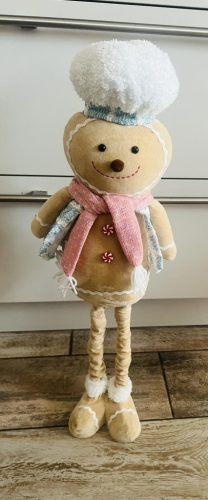 Mézeskalács figura fiú, teleszkópos lábbal 25x12x65 cm 