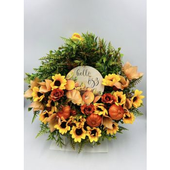 Őszi ajtódísz 35 cm