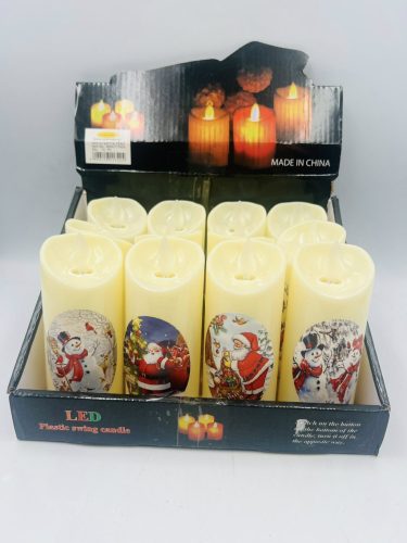 LED mécses karácsonyi montívummal-az ár 1 db vonatkozik!