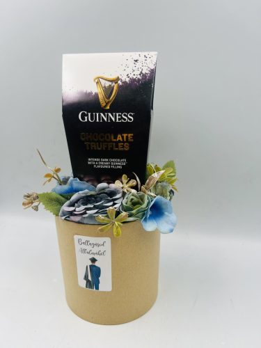 Guinness Étcsokoládés Truffles Golyókkal készült ballagási box