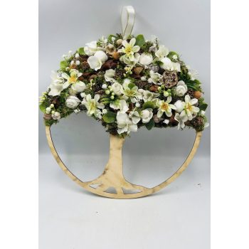 Életfa fehér díszítéssel (2.)