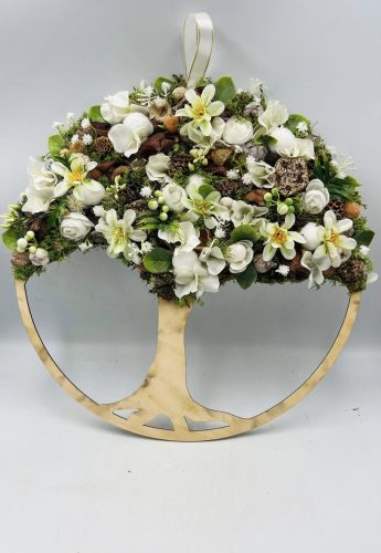 Életfa fehér díszítéssel (2.)