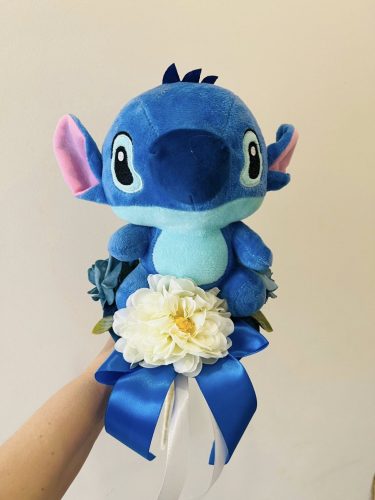 Stich ballagási csokor kék