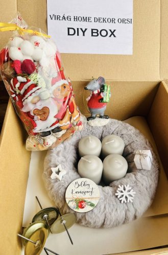 Csináld magad adventi asztaldísz csomag karácsonyi