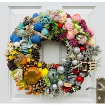   4 évszakos ajtódísz tökéletes választás, ha egész évben szeretnél egy stílusos, mégis változatos dekorációt az otthonodba