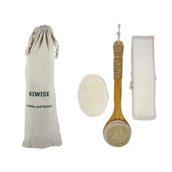 Tusoló kefe szett natúr zsákban