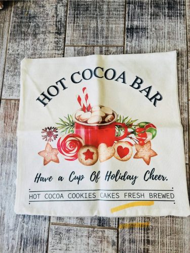 DÍSZPÁRNAHUZAT AUTÓS 43,5x43,5 CM