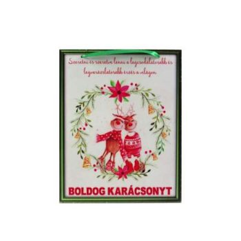 Fatábla Boldog Karácsonyt! 21x26cm