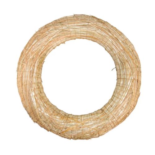 Tűzött szalma koszorúalap – 25 cm