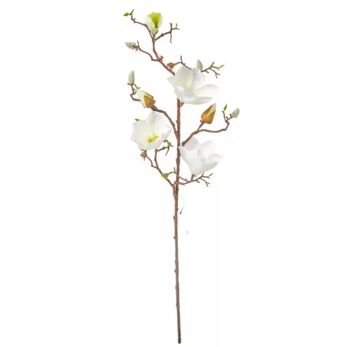 Magnólia ág 3v. fehér M80cm