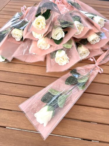 Szappanrózsa  díszcsomagolással 