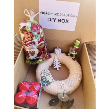   Csináld magad Adventi Asztaldísz – Grincs Figurás DIY Box viraghomedekororsi – Limitált karácsonyi kiadás