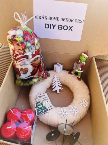 Csináld magad Adventi Asztaldísz – Grincs Figurás DIY Box viraghomedekororsi – Limitált karácsonyi kiadás