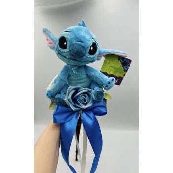 Stitch ballagási csokor-kék