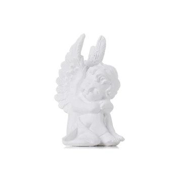 Angyal ülő poly 5x9x5 cm fehér
