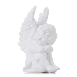 Angyal ülő poly 5x9x5 cm fehér